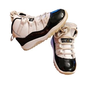 Jordan 11 Retro TD Gratitude DMP Sneakers White Black Gold Toddler Kid's Size 8
